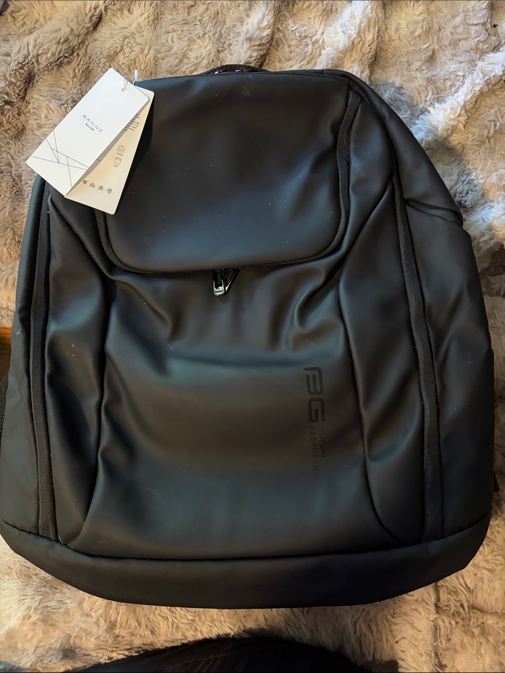 Black Men's Bange Urban Tech Backpack